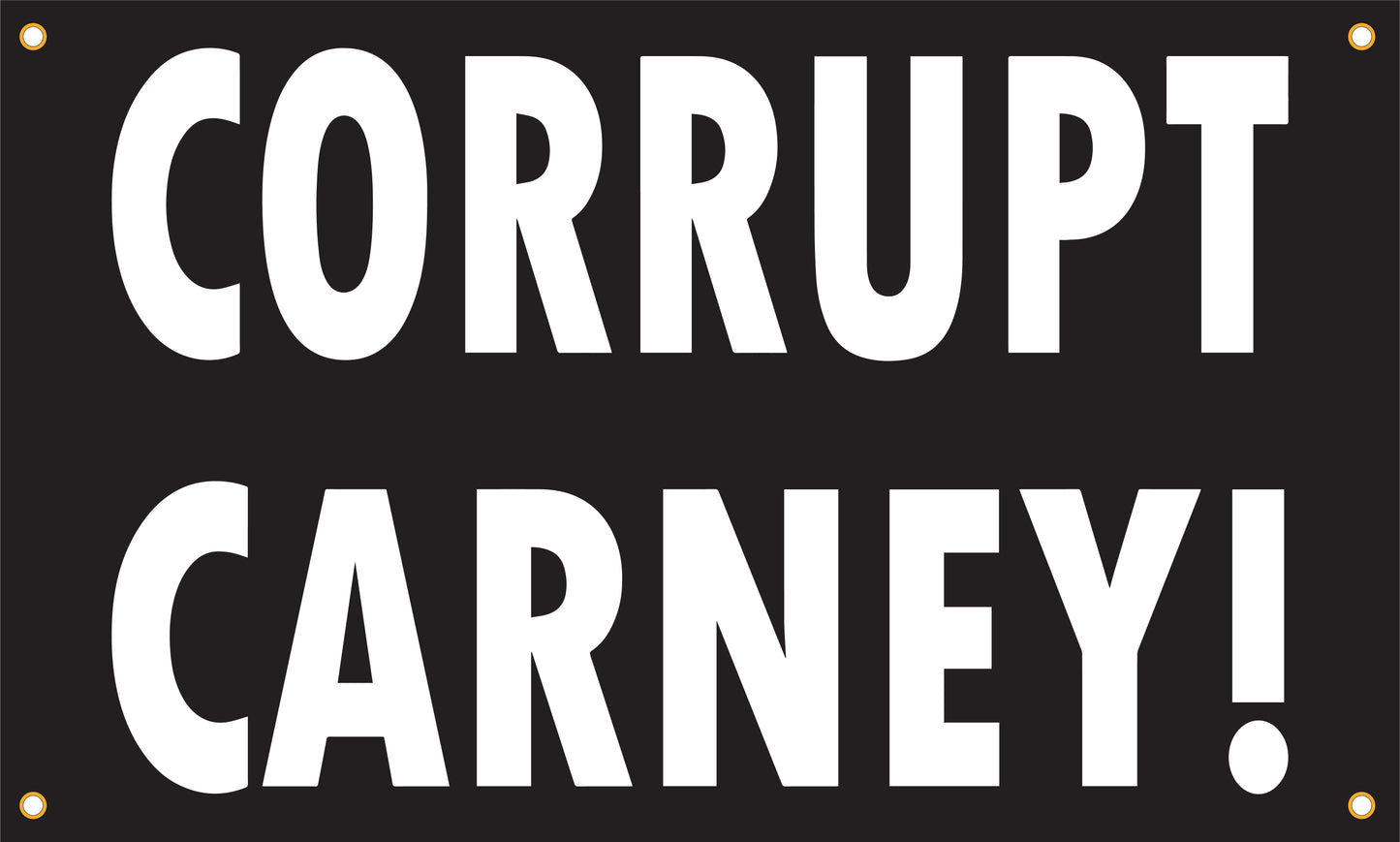 Flag - Corrupt Carney!