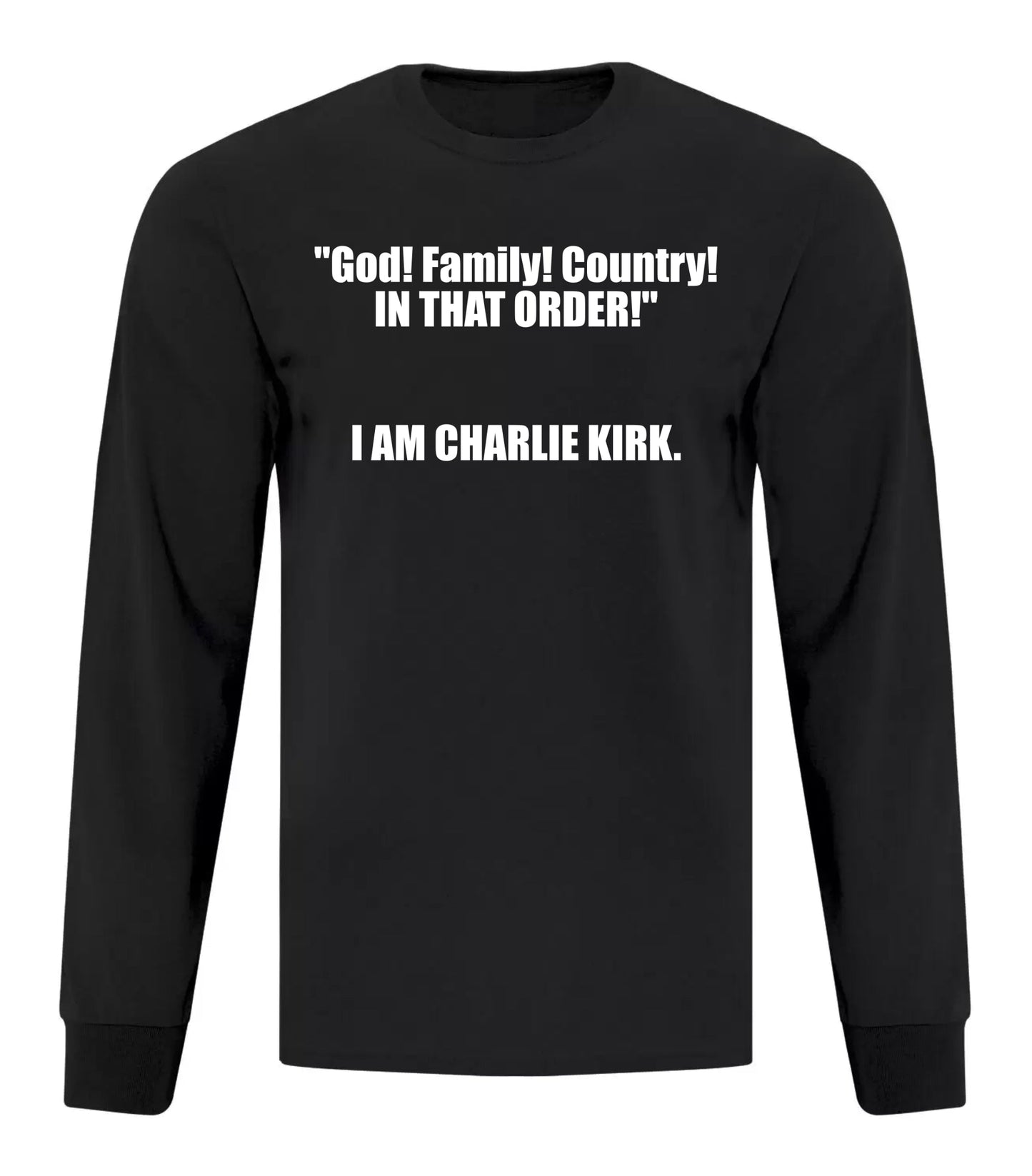 Charlie Kirk - God! Family! Country!