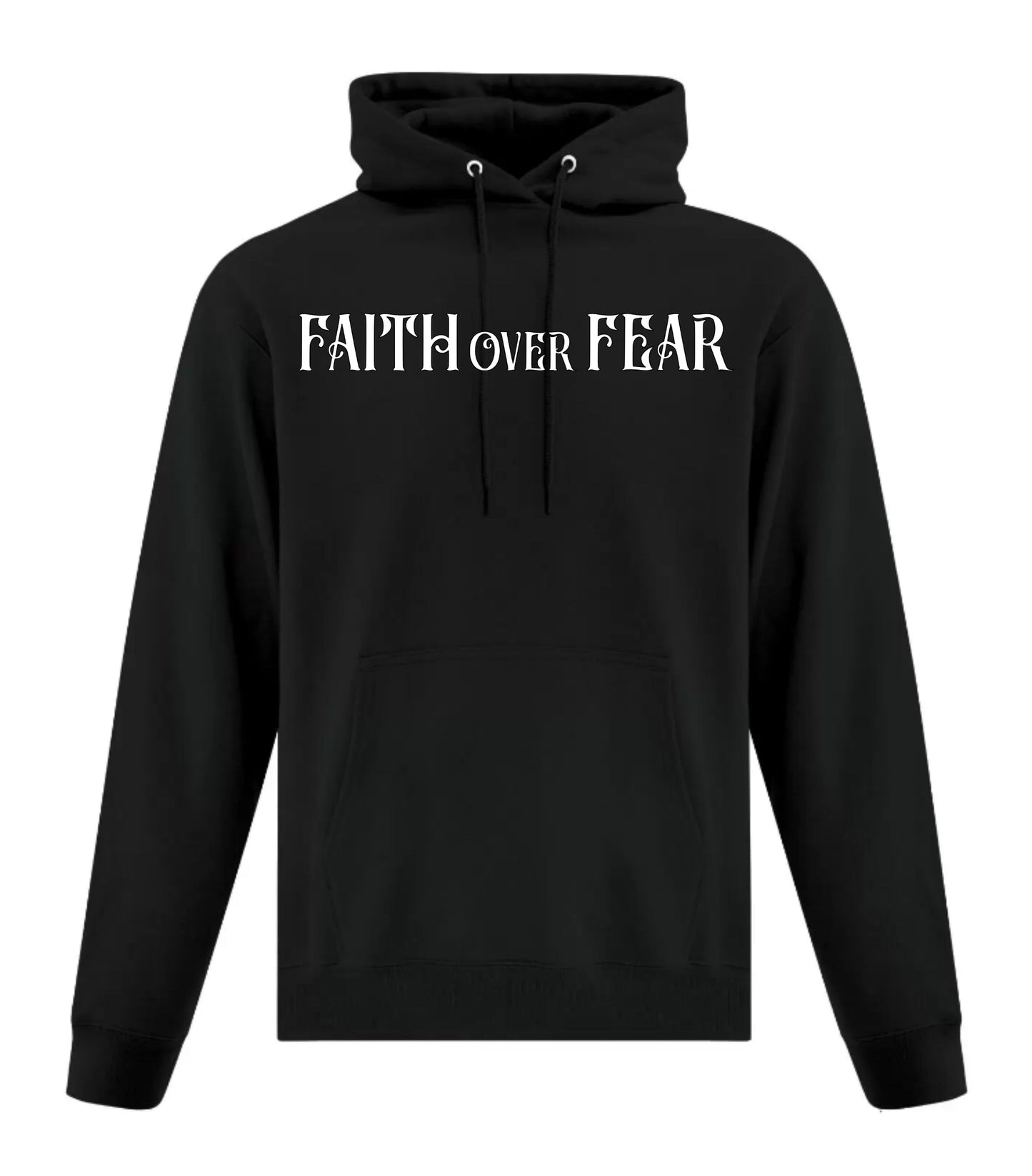 Faith Over Fear - Fancy Text