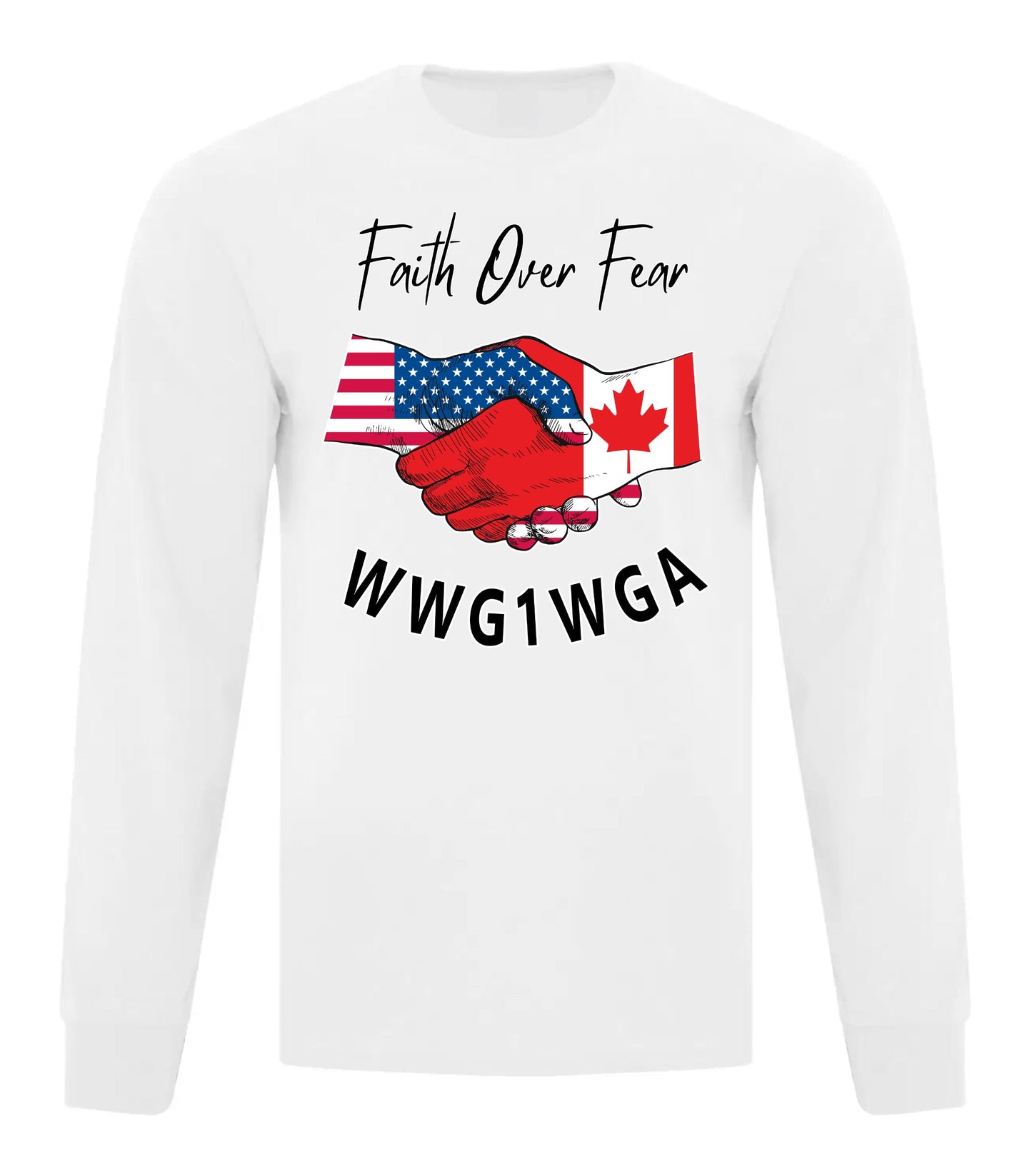 Faith Over Fear - CAN/USA Handshake