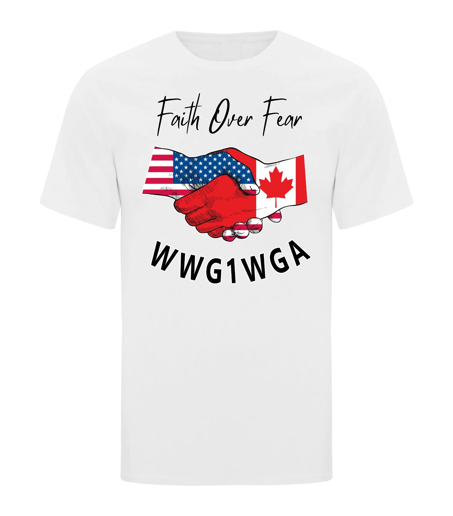 Faith Over Fear - CAN/USA Handshake