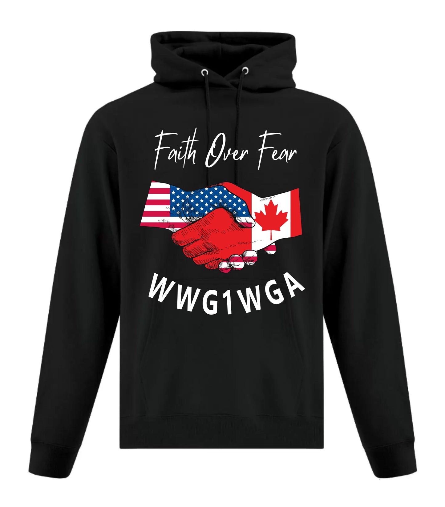 Faith Over Fear - CAN/USA Handshake
