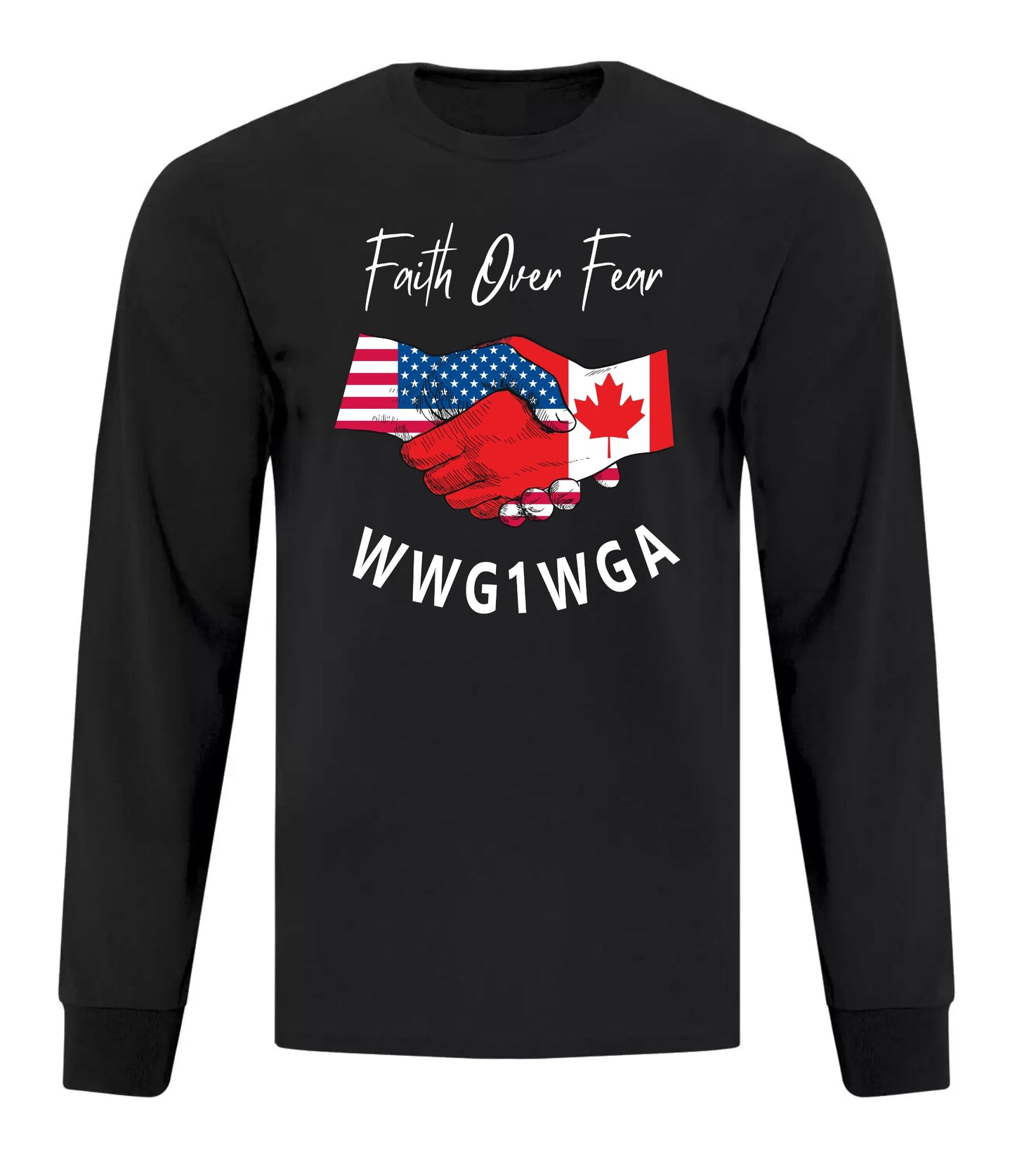 Faith Over Fear - CAN/USA Handshake