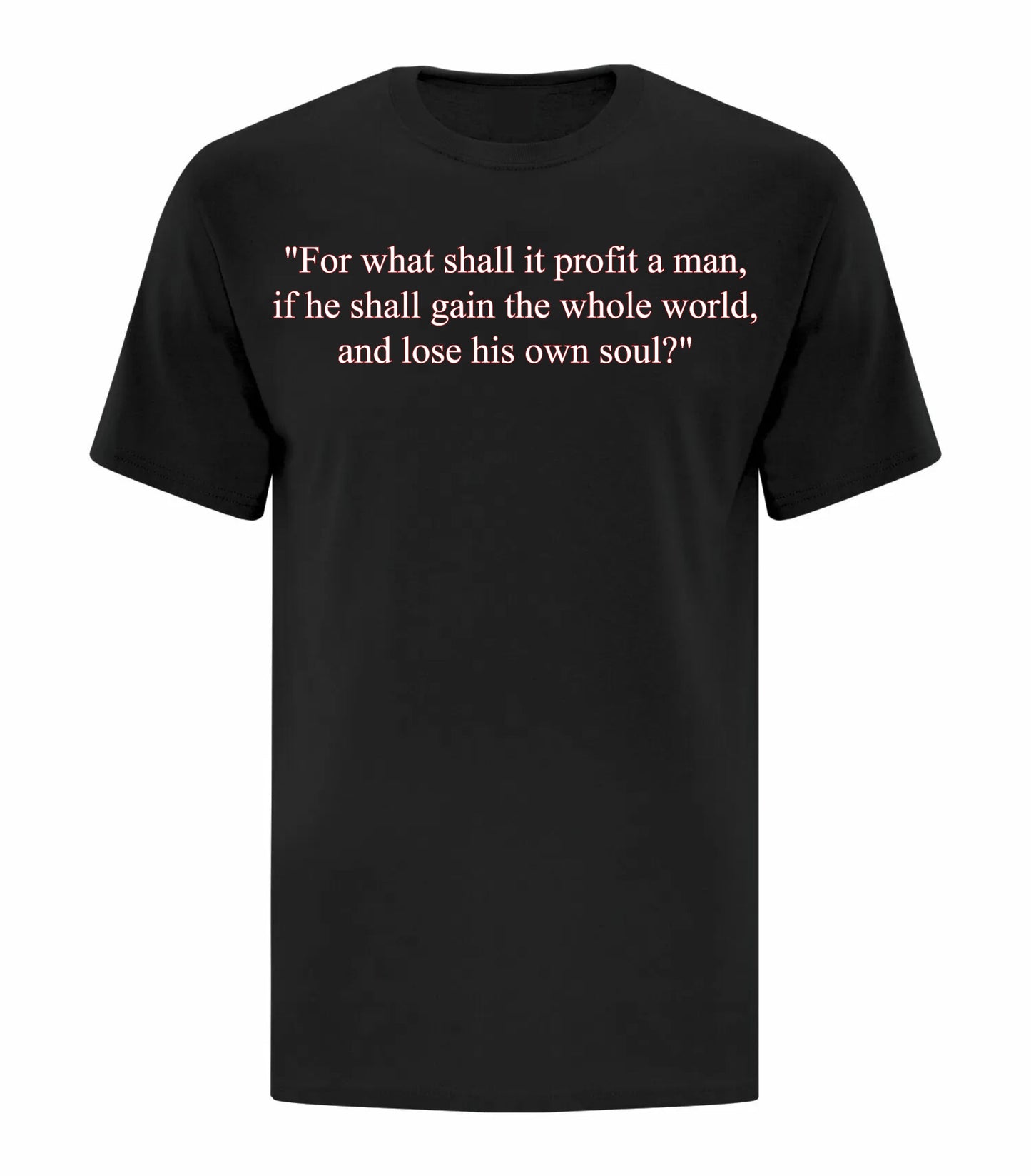 For What Shall It Profit