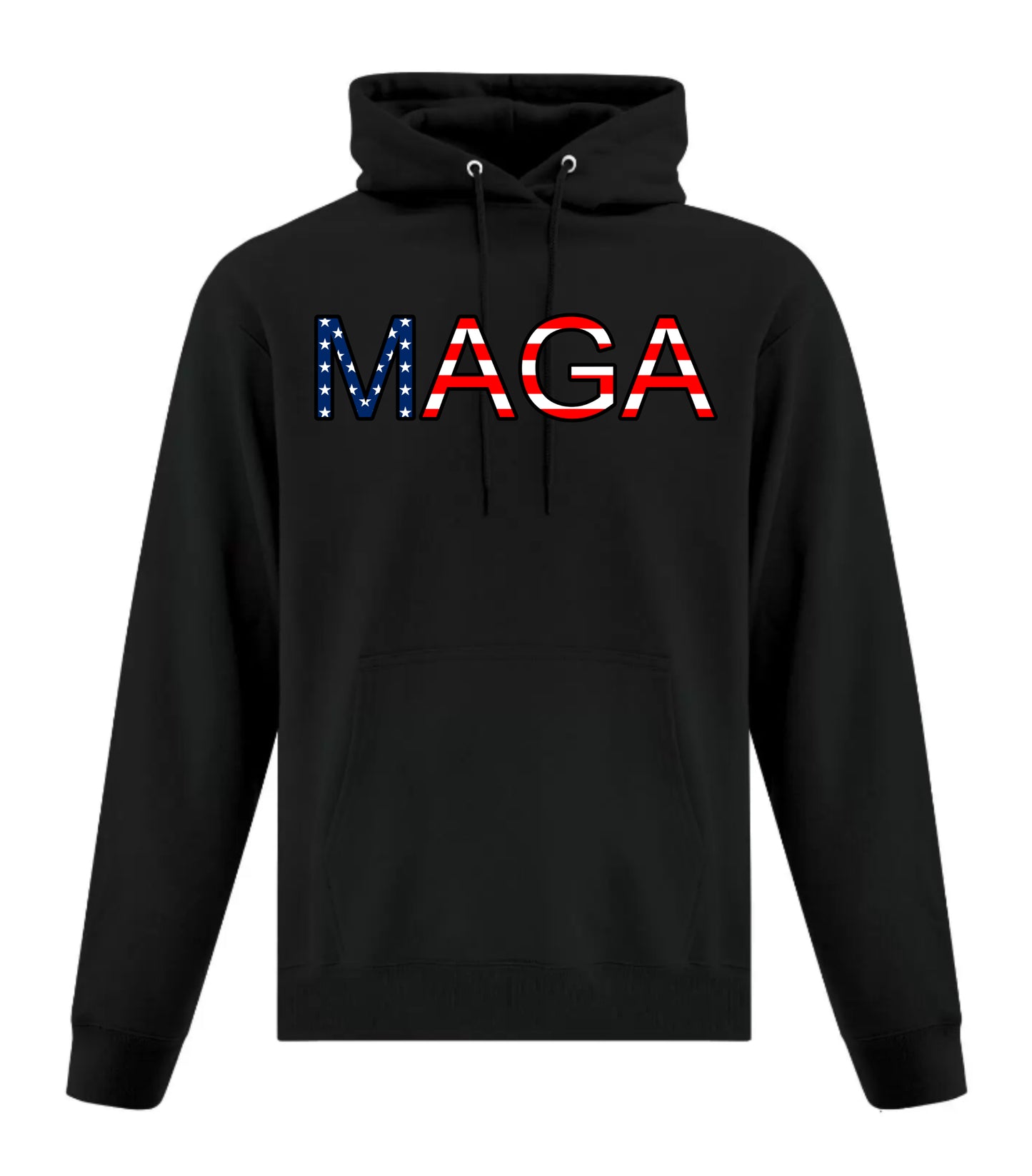 MAGA Words - US Flag