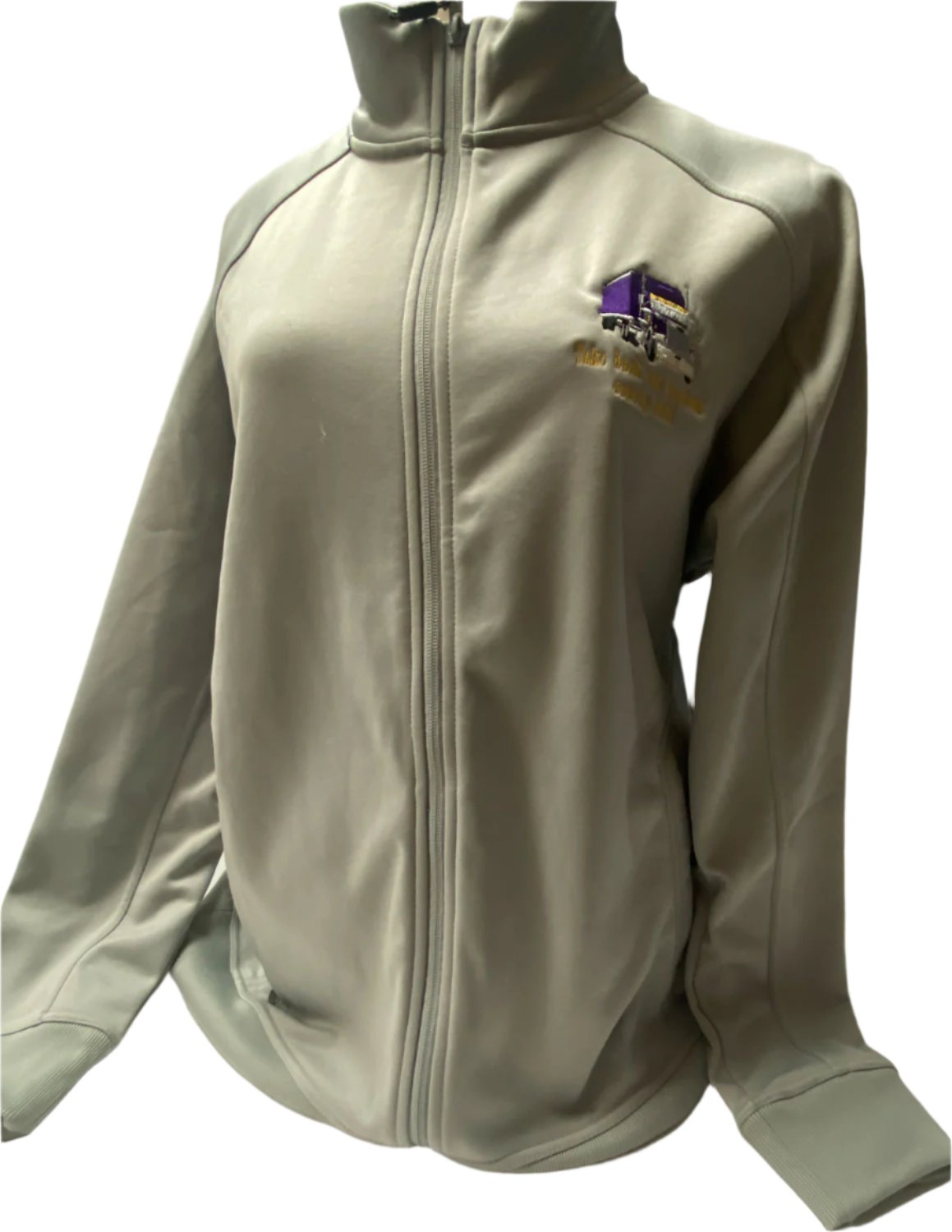 Trucker Full Zip Jacket High Neck w Trucker Logo