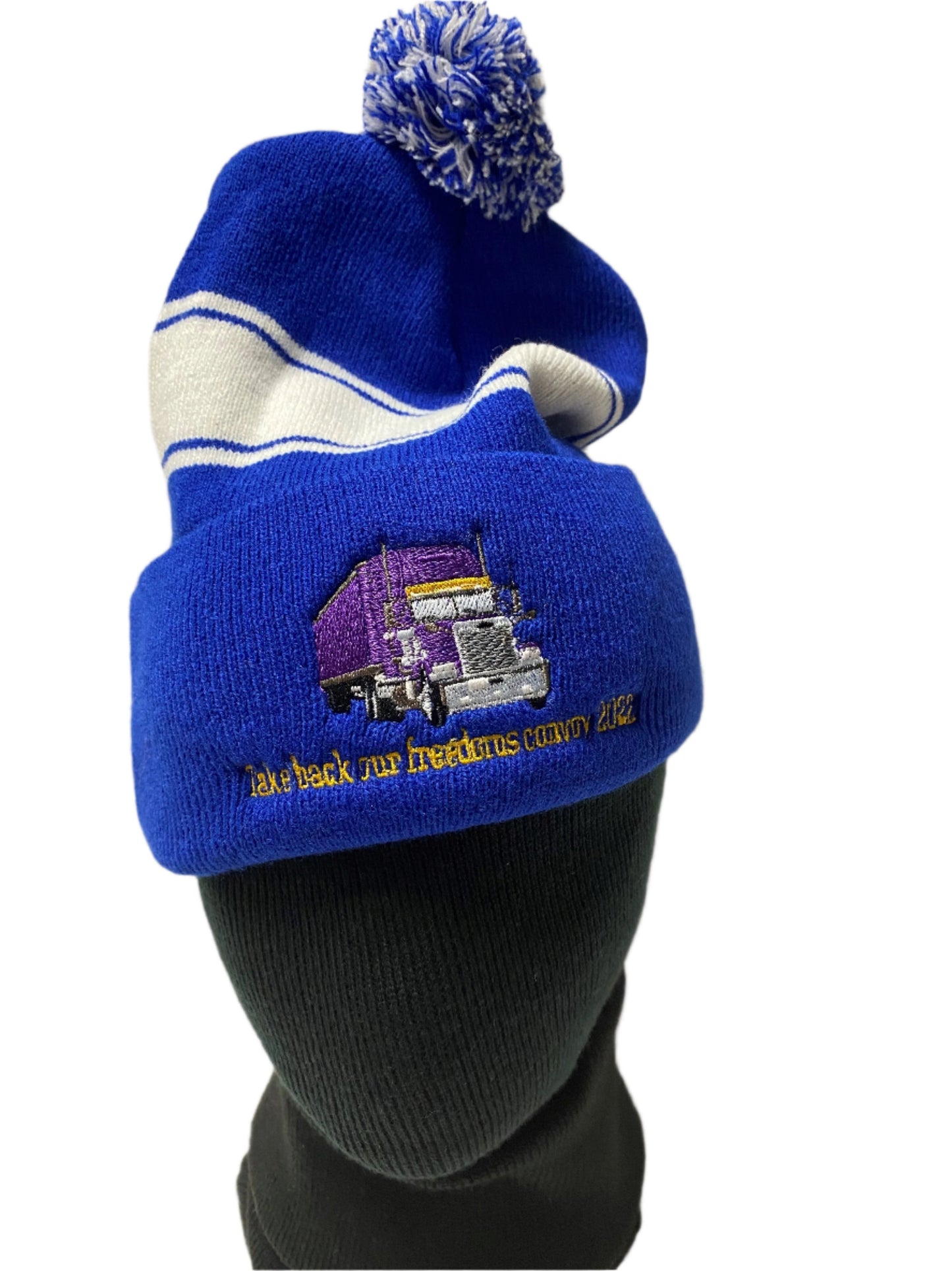 Trucker Logo Toques with Pom Pom - Convoy 2022
