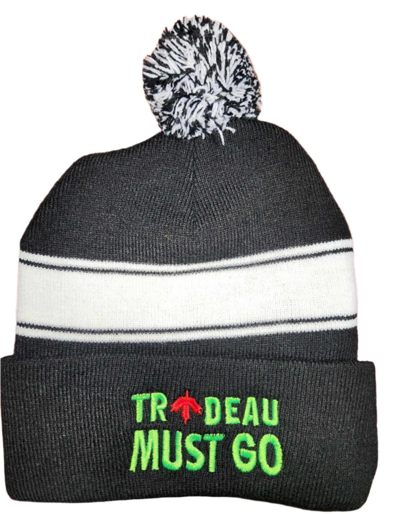 Trudeau Must Go Winter Toques with Pom Pom