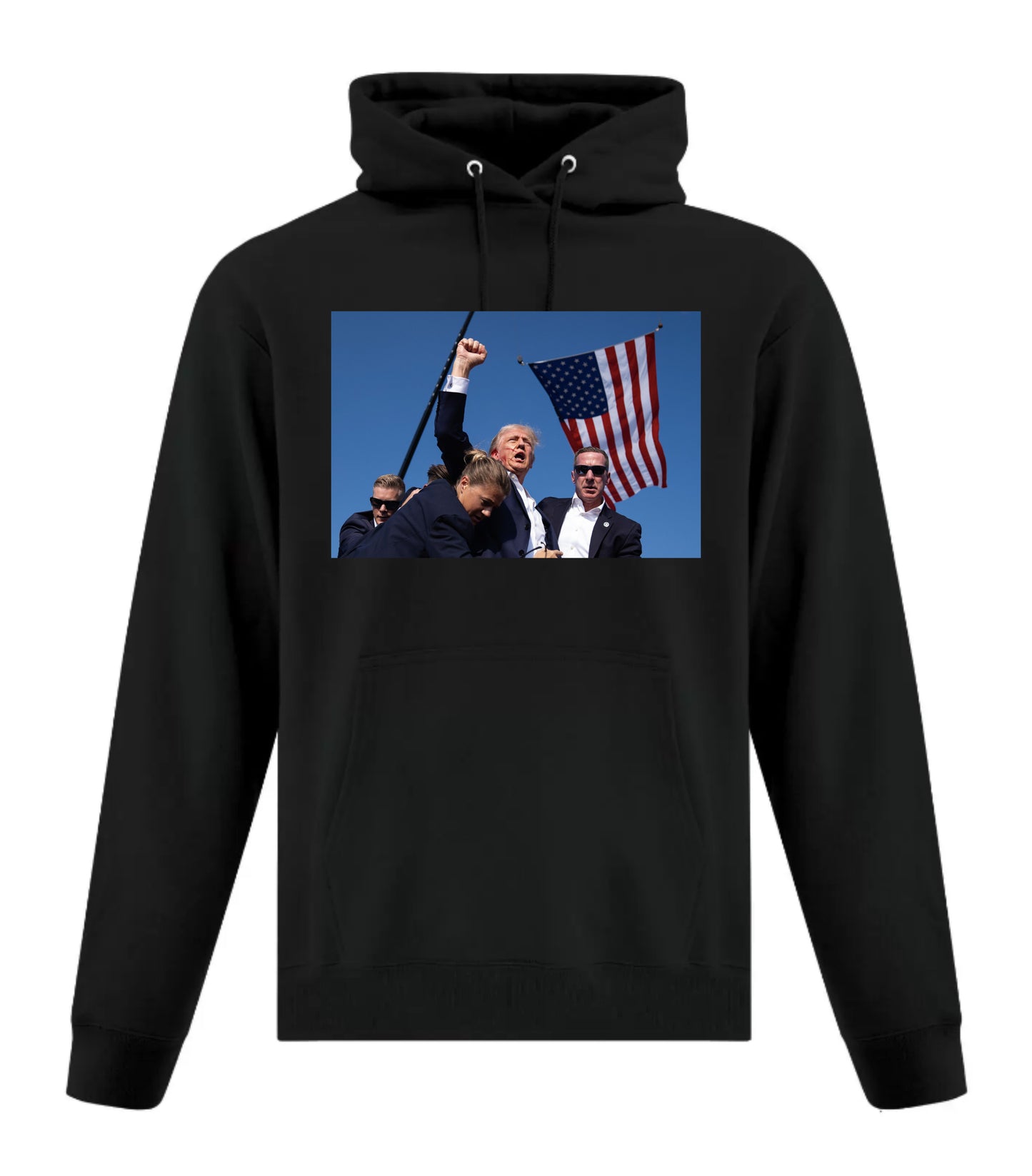 Trump Rally Fist (w Background)