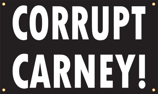 Flag - Corrupt Carney!