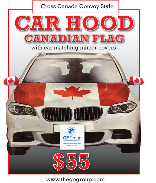 Canada Flag Car Hood Package