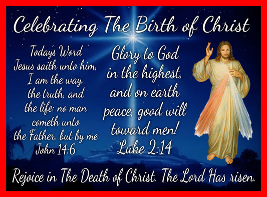 Flag - Celebrating The Birth of Christ