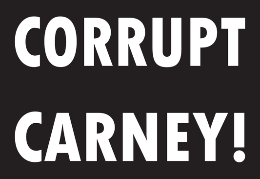 Flag - Corrupt Carney!