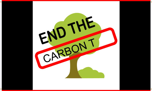 End The Carbon Tax Flag (3'x5')