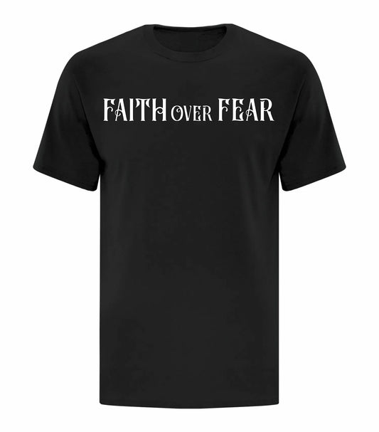 Faith Over Fear - Fancy Text