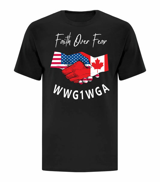 Faith Over Fear - CAN/USA Handshake