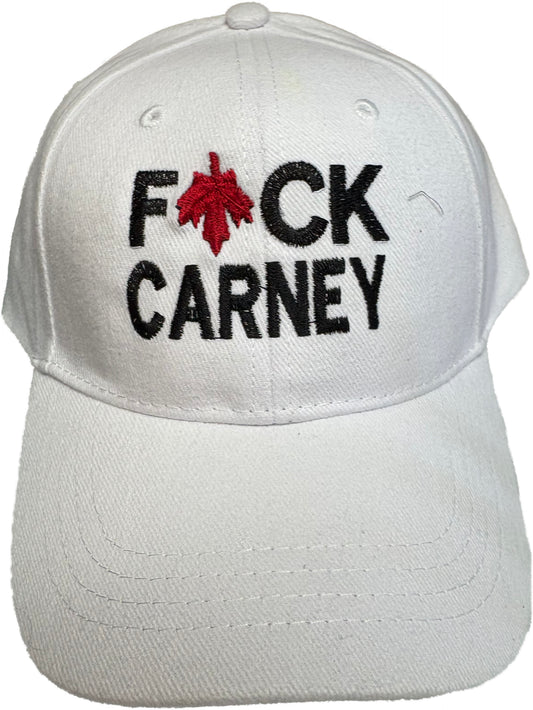 Fuck Carney White Buckle Cap
