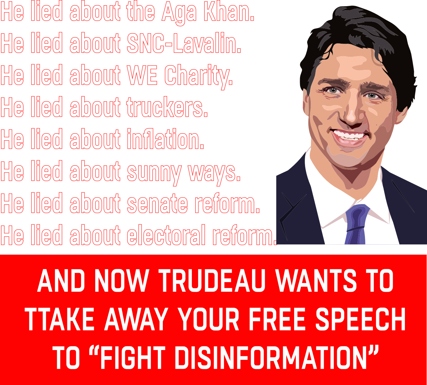 Trudeau He Lied