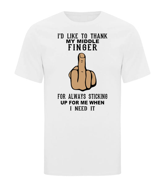 I'D Like To Thank My Middle Finger