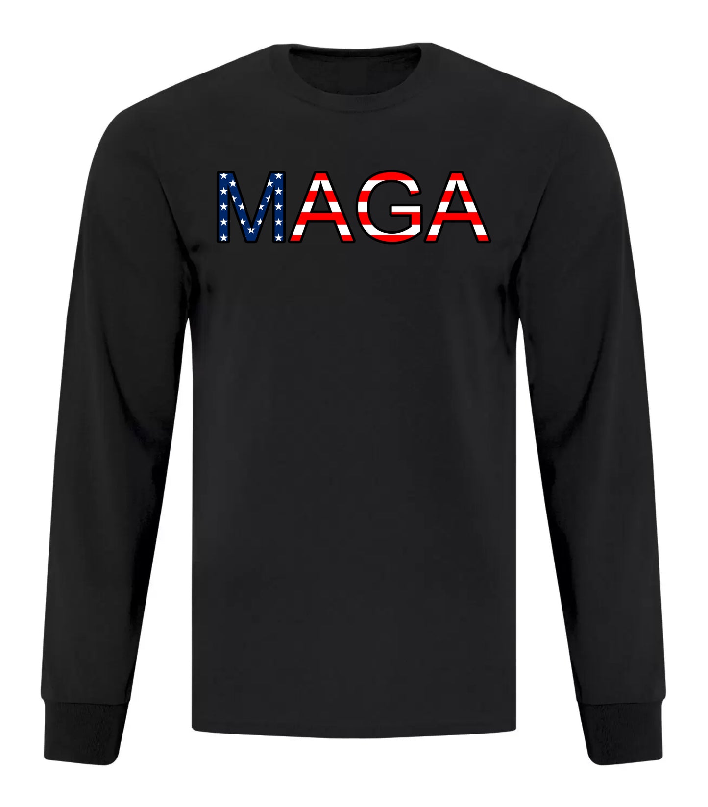MAGA Words - US Flag