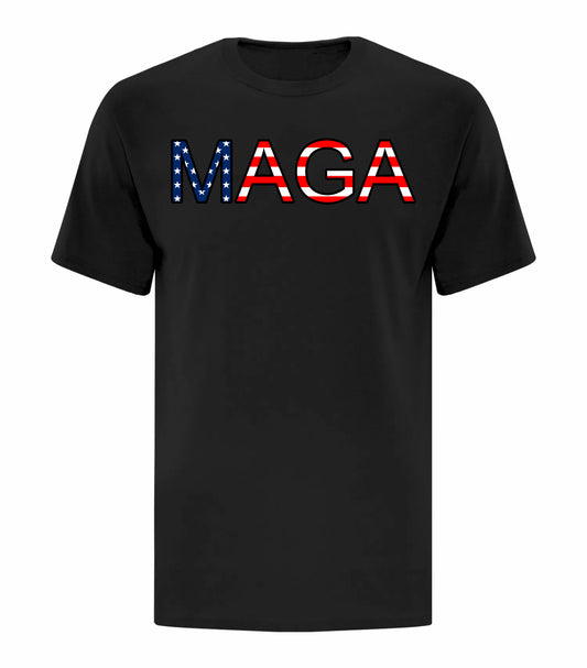 MAGA Words - US Flag