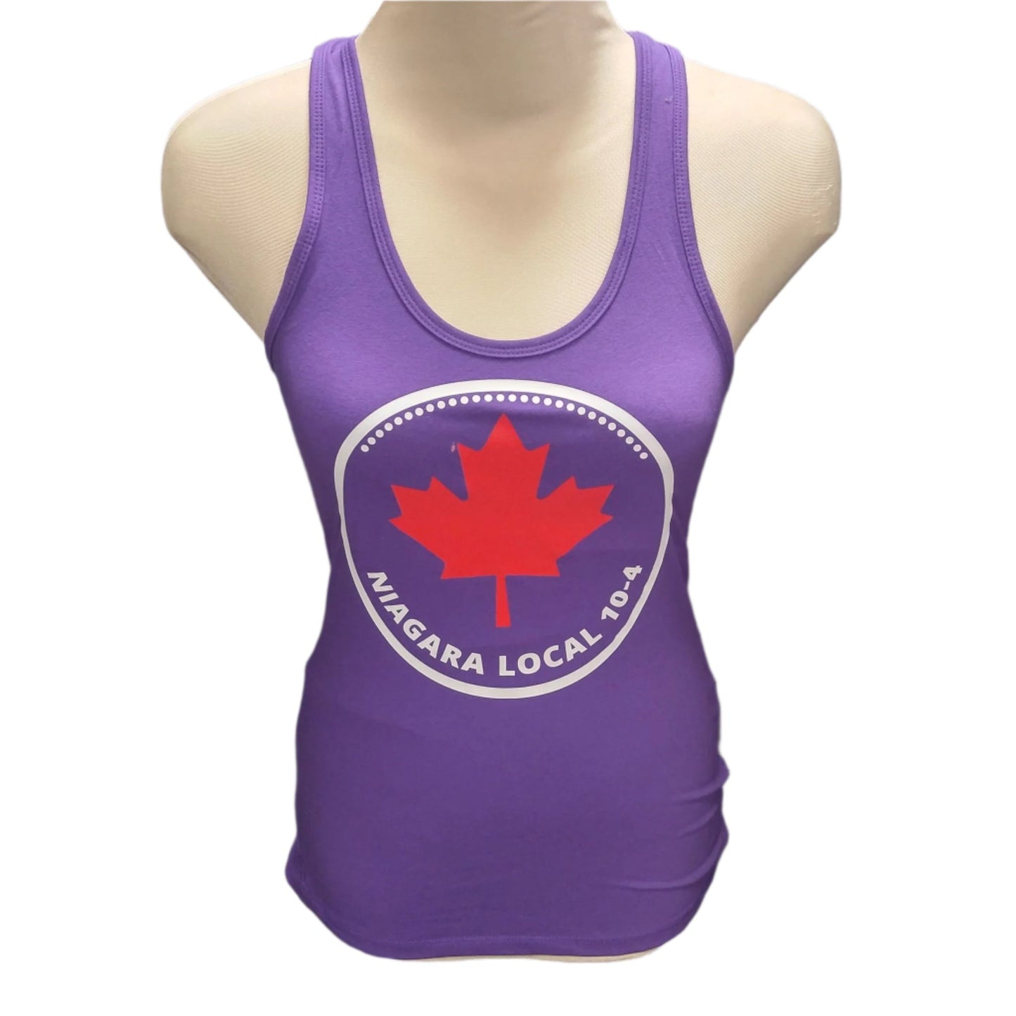 Niagara 10-4 Branded Ladies Purple Tank