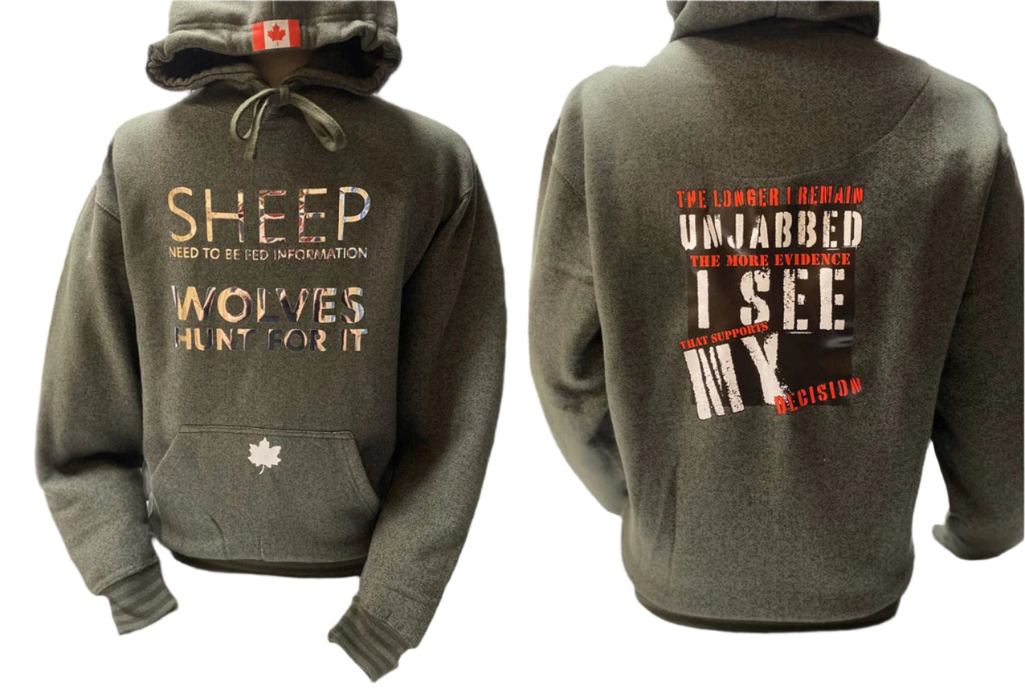 Sheep & Wolves with "UnJabbed" Hoodie