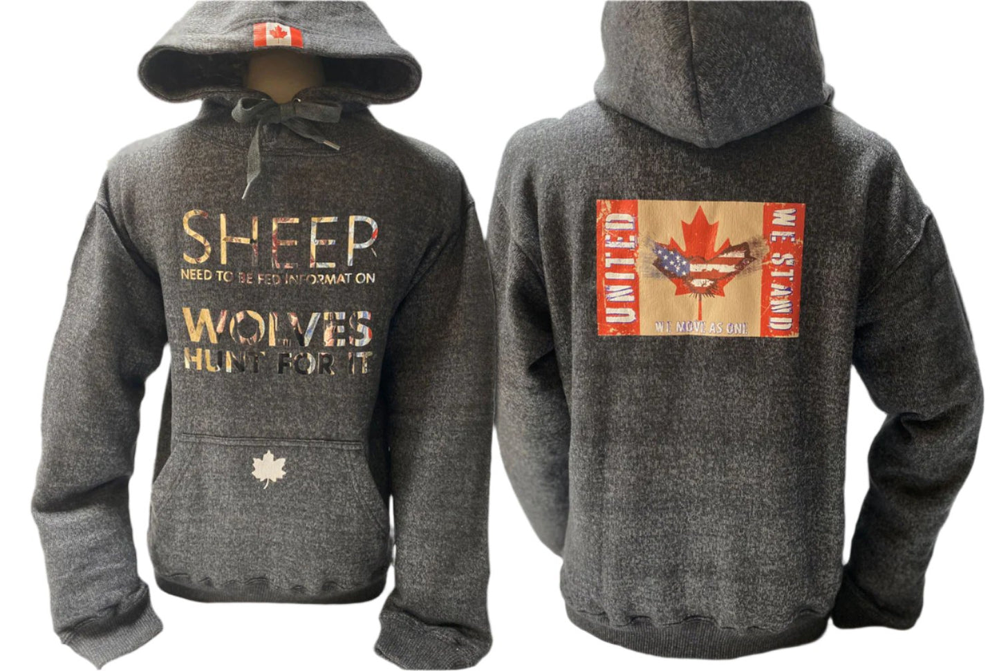 Sheep & Wolves with "United We Stand" Hoodie