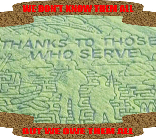 Thanks To Those Who Serve Military Memorial Flag (3'x5')
