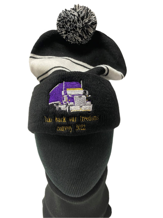 Trucker Logo Toques with Pom Pom - Convoy 2022