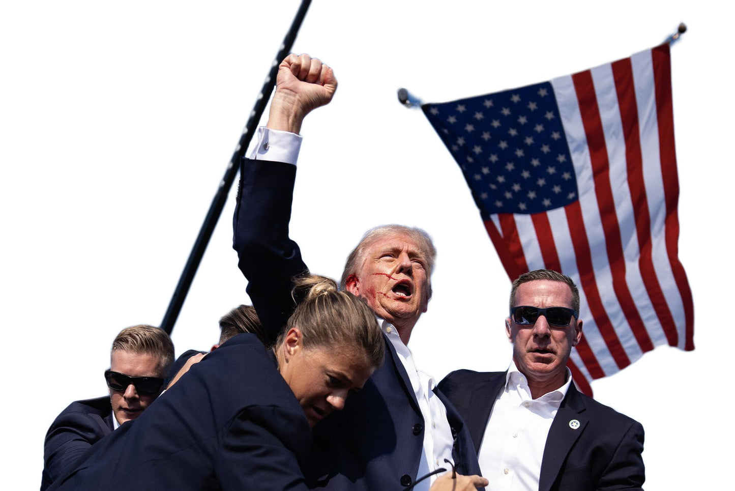 Trump Rally Fist Stickers