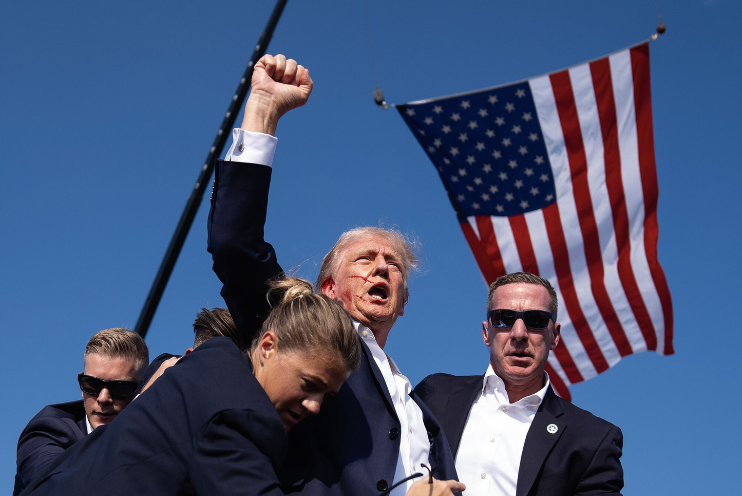 Trump Rally Fist Stickers