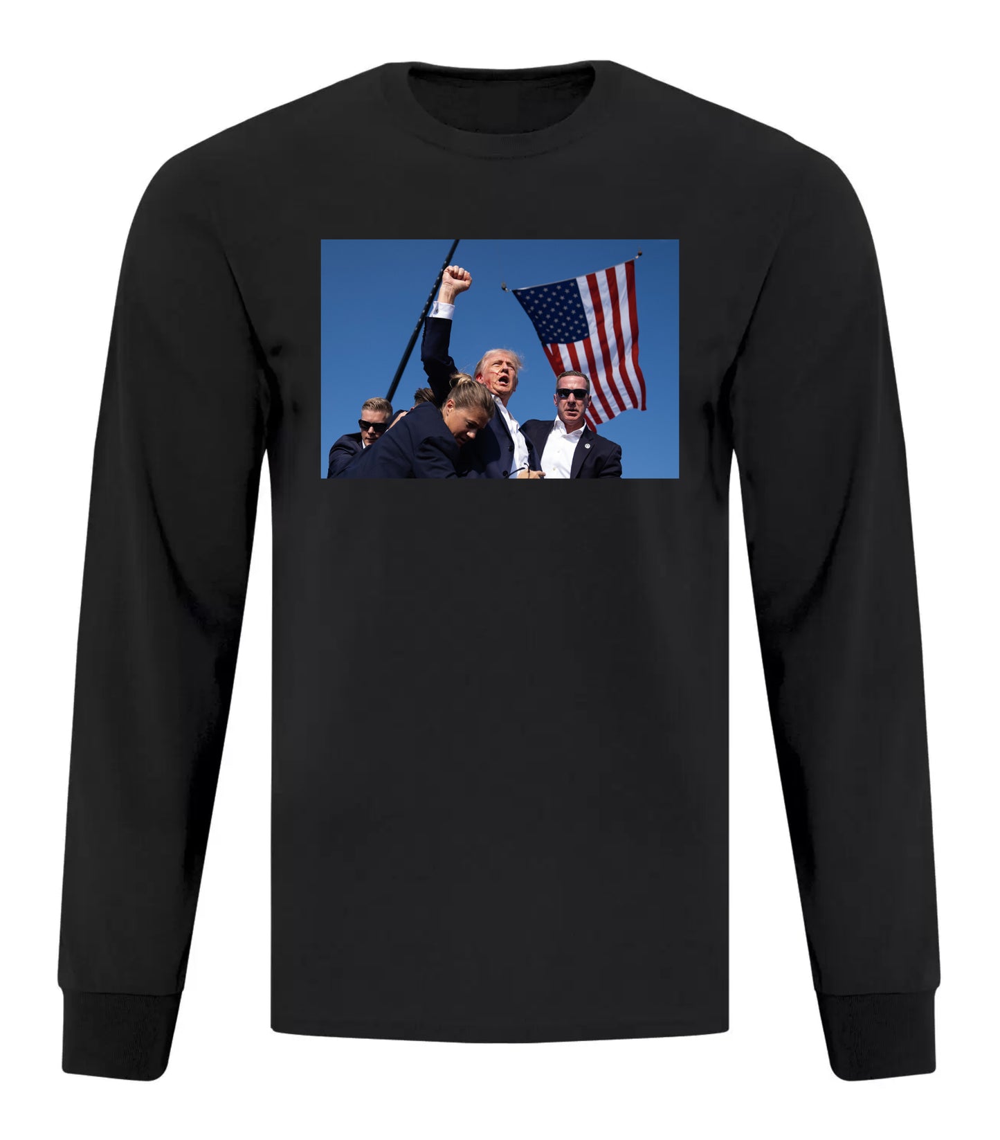 Trump Rally Fist (w Background)