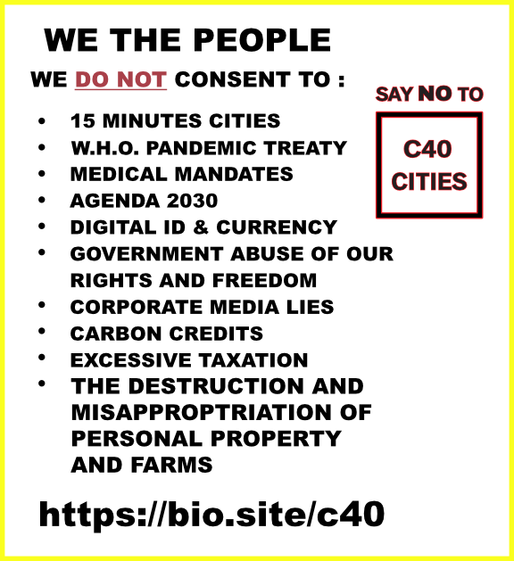 We The People - C40 Cities Coroplast