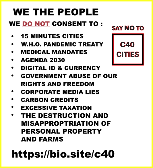 We The People - C40 Cities Coroplast